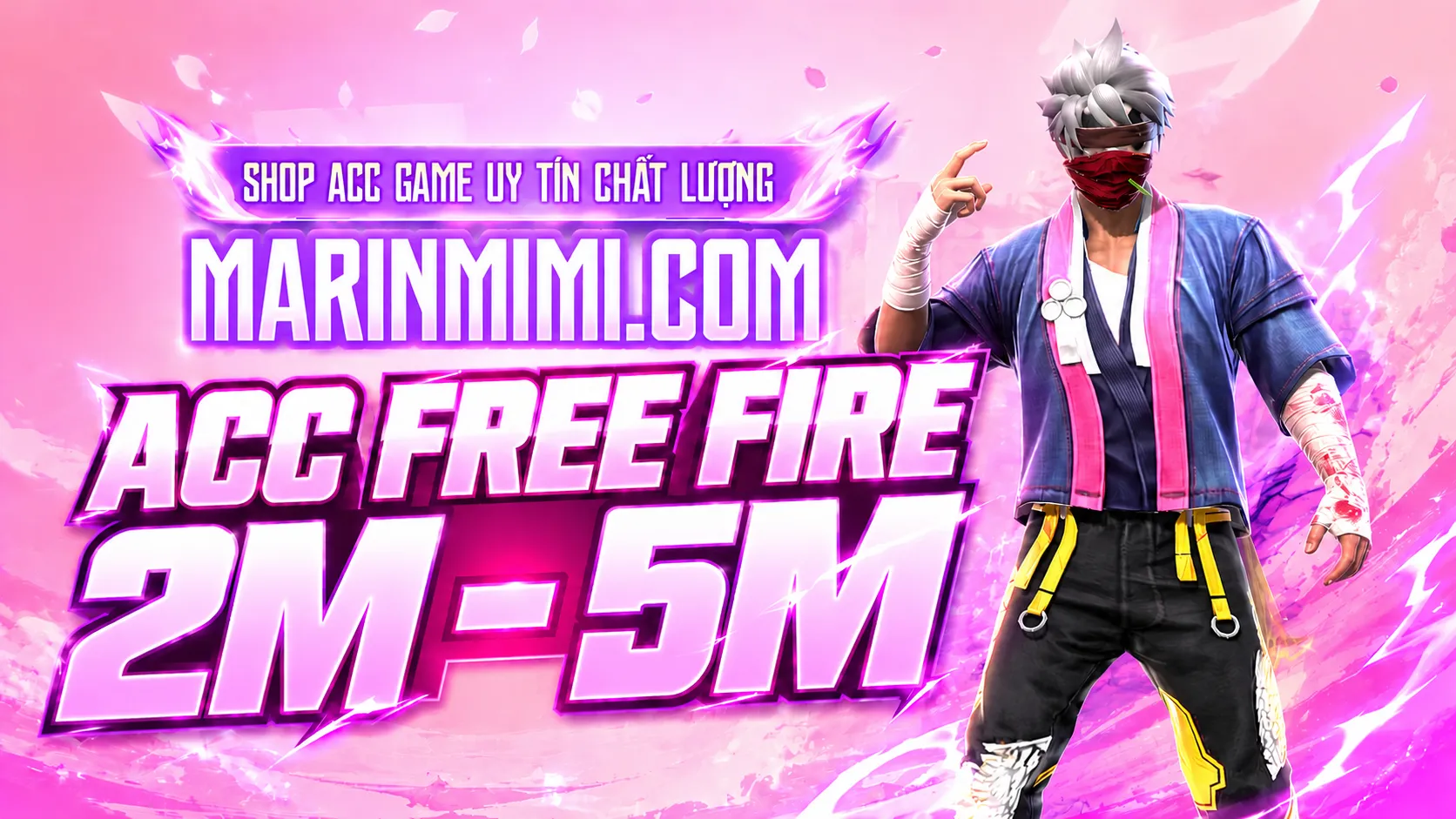 Acc Free Fire 2M - 5M