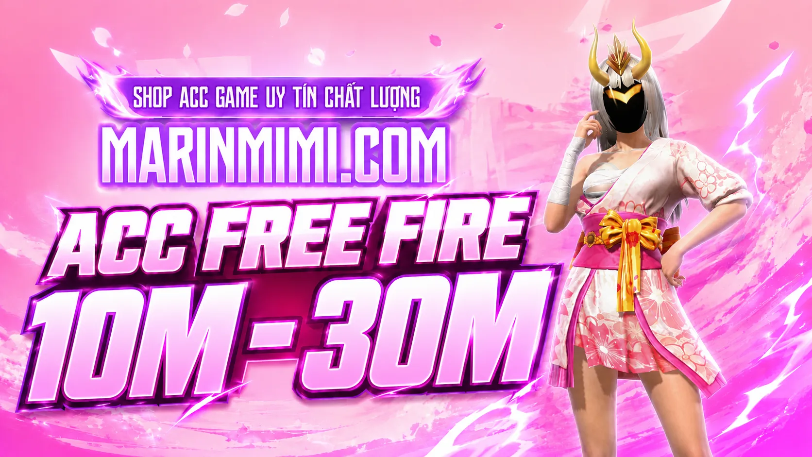 Acc Free Fire 10M - 30M
